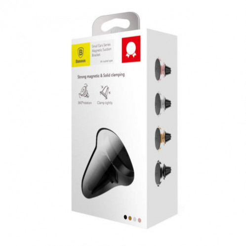 Baseus Car Mount Small ears series Magnetic suction bracket (Air outlet type) Black (SUER-A01) DA40066-06