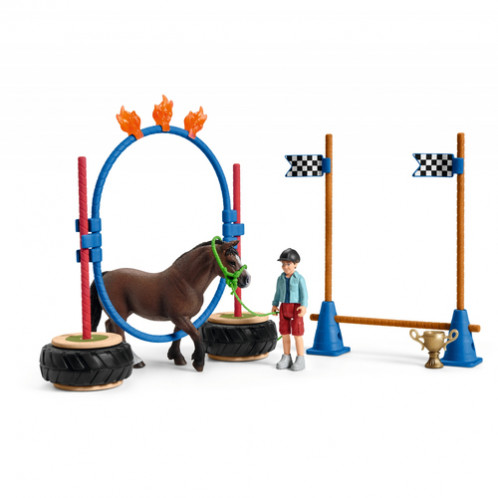 Schleich Vie à la ferme 42482 Course d'agileté pour poney 429361-02