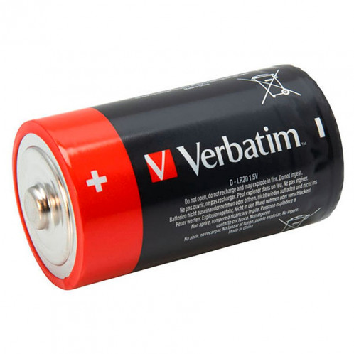 10x2 Verbatim Alkaline Batterie Mono D LR 20 49923 497709-02