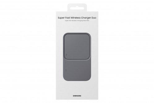 Samsung Chargeur Duo sans fil EP-P5400, gris foncé 861653-09