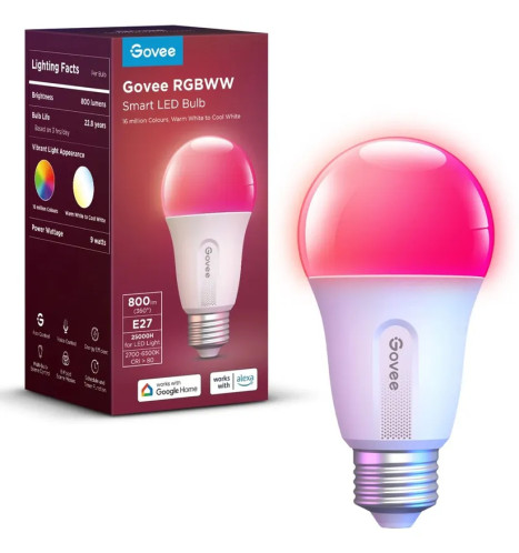 Govee Smart Wifi&BLE Light Bulb 800lm 120194-03