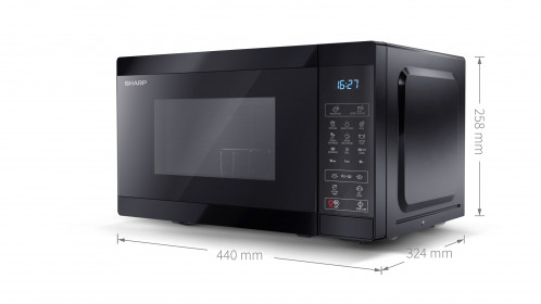 Sharp YC-MG02EB 20L 800W/Grill/Touch noir 137883-07