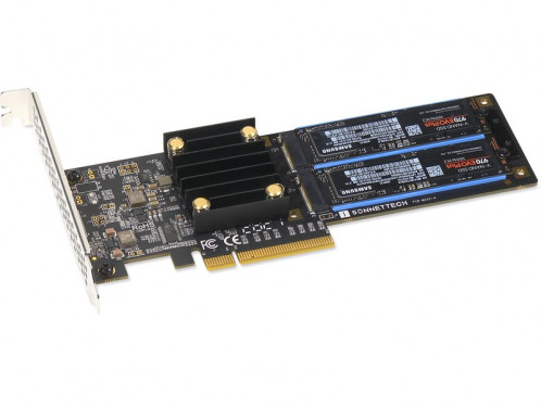 Sonnet M.2 2x4 PCIe 3.0 Carte PCIe pour 2 SSD M.2 NVMe CARSON0074-04