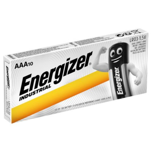 Energizer Battery Industrial (AAA) LR03 Alkaline (10 battery/ blister) 1,5V DN199272-01
