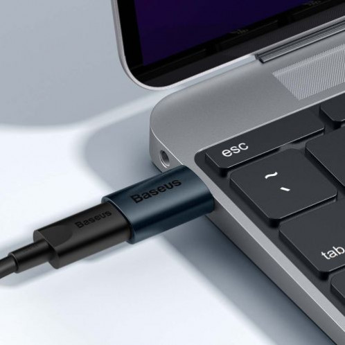 Baseus Converter Ingenuity Series Mini OTG Adaptor USB-A 3.1 Male to Type-C Female Blue (ZJJQ000103) DA302743-016