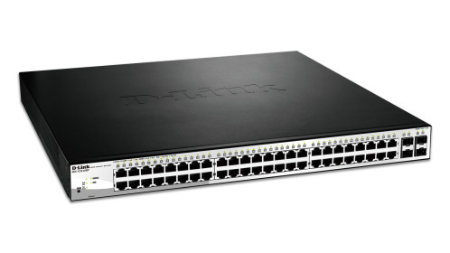 D-Link DGS-1210-52MP/E 52-Port L2 Smart Managed 48x PoE Gb noir 158918-04