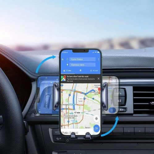 Joyroom Car Mount Wireless Charger (Air Outlet Version) 4.5 6.8 inch, 15W, Black (JR-ZS241-AIR) DO1096408-08