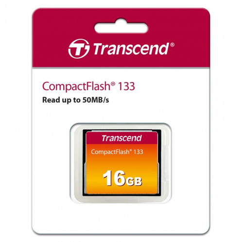 Transcend Compact Flash 16GB 133x 216720-04