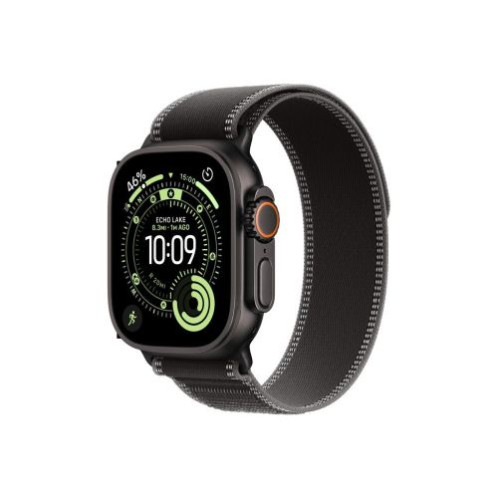 Apple Watch Ultra 3 (2025) GPS + Cellular 5G 49mm Black Titanium Case with Black/Charcoal Trail Loop S/M EU MF1D4 DP6390043-01