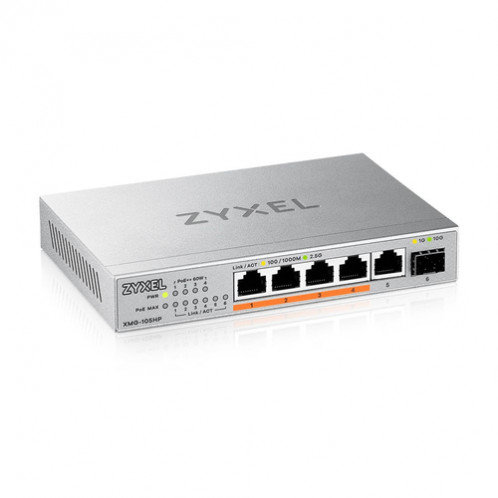 Zyxel XMG-105 5 Port 10/2.5G PoE++ Switch 853554-04