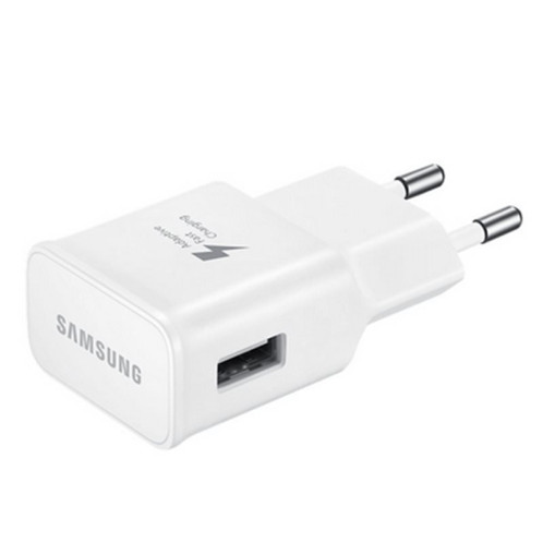 Samsung EP-TA20EWECG Chargeur Secteur Complet Adaptateur Fast Charge 2A & Câble USB Type-C Blanc (Emballage Original) 592114-06