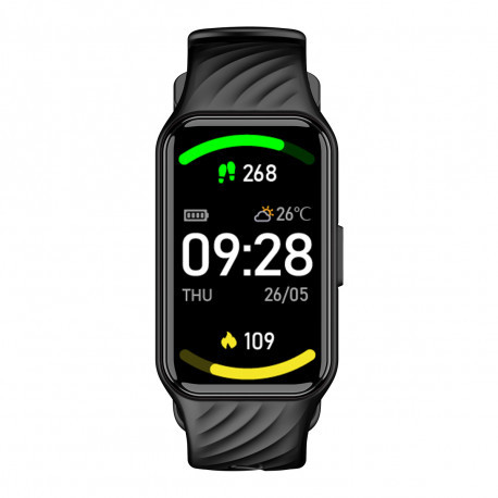 Blackview R10 (Montre connectée 1.47'' Etanche à 10 mètres) Noir BR10_BLK-01