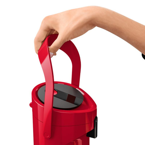 Emsa Ponza Verseuse à pompe 1.9 l, rouge 185861-05