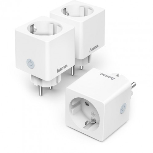 1x3 Hama Prise WiFi, petit, quadratique, 3680W/16A 176571 637079-05