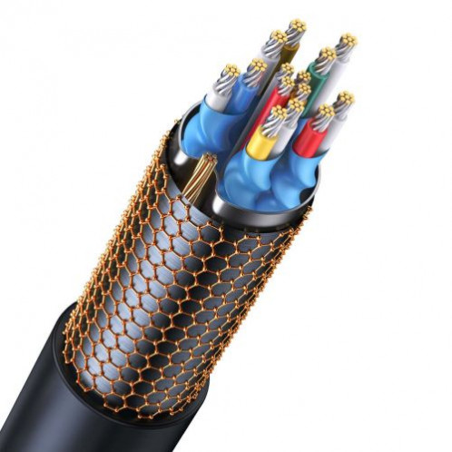 Baseus Video Cable High Definition Series HDMI 4K HDMI 4k, 2.0 4K, 60 Hz, 1m Black (WKGQ020001) DA386430-017