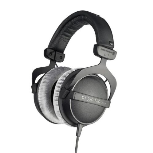 Beyerdynamic DT 770 PRO 80 Ohm Wired Over-Ear Headphones Black EU ONLY BOX DAMAGE DE10100887-01