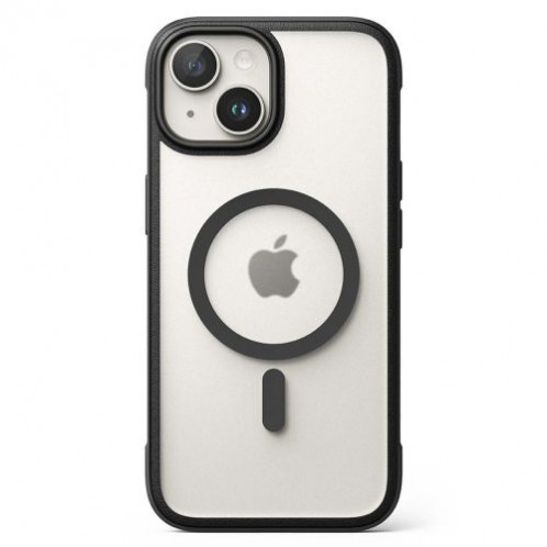 Ringke iPhone 15 Plus Case Fusion Bold Magnetic Matte Clear/ Black DI1081122-015