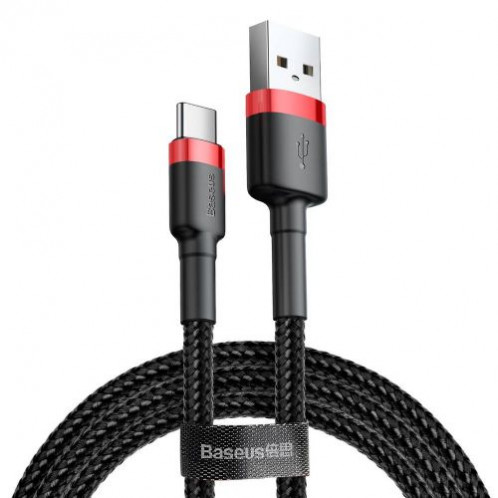 Baseus Type-C Cafule cable 2A, 3m Red/Black (CATKLF-U91) DA32119-017