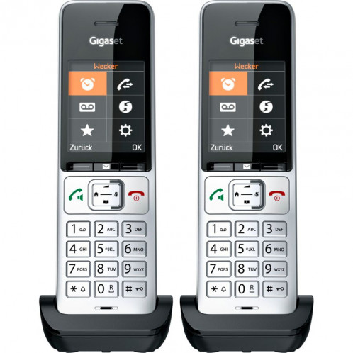 Gigaset COMFORT 500HX duo argent-noir 720575-03