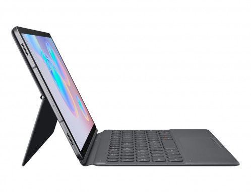 Samsung Book Cover Keyboard EF-DT860 Keyboard and folio case with touchpad POGO pin grey for Galaxy Tab S6 XA2309274R4951-014