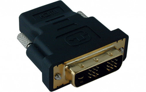 Adaptateur HDMI Femelle vers DVI-D 18+1 Mâle Connecteurs Plaqués or HDMMWY0001-01