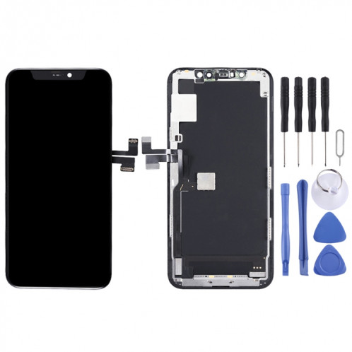 Écran LCD matériel OLED et assemblage complet de numériseur avec cadre pour iPhone 11 Pro (noir) SH000B826-04