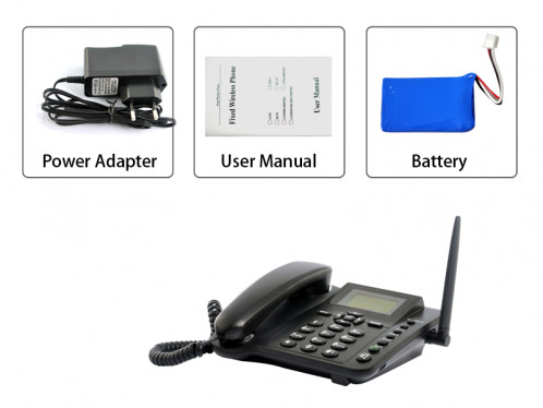 Téléphone fixe GSM (carte SIM) TFGCS01-016