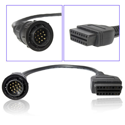 Câble Diagnostic 14Pin vers 16Pin Plug OBD-II pour Mercedes Benz Sprinter CD14P03-00