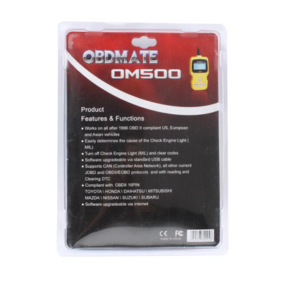 OBDMATE OM500 Outils de disgnostic OBD2 / EOBD / JOBD lecteur de code OOM500OD01-06