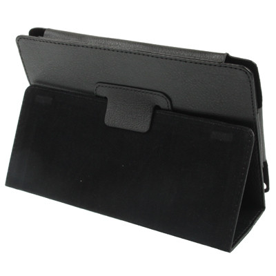 Etuis en cuir Style Book avec support pour Amazon Kindle Fire (Noir) ECSBSAKF01-00