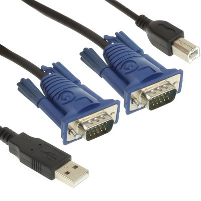 Câble USB + VGA / SVGA pour Switch KVM 1.5m CUSBVGA03-00