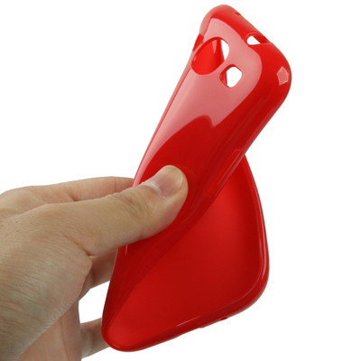 Coque en plastique flexible pour Samsung Galaxy SIII Rouge CPFSGS3R01-00