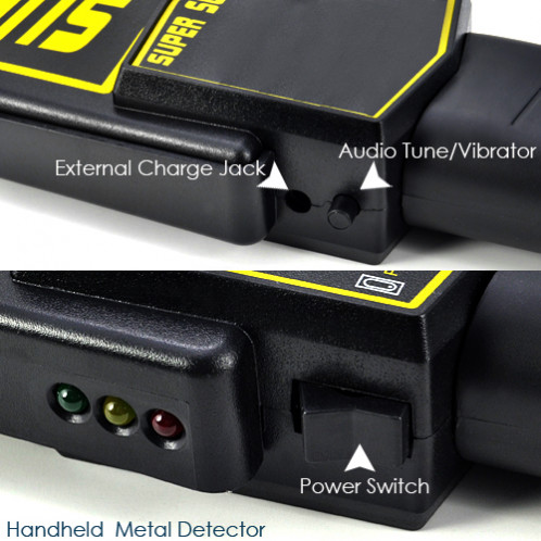 Détecteur de métaux Réglage extra sensitif DMRES01-010