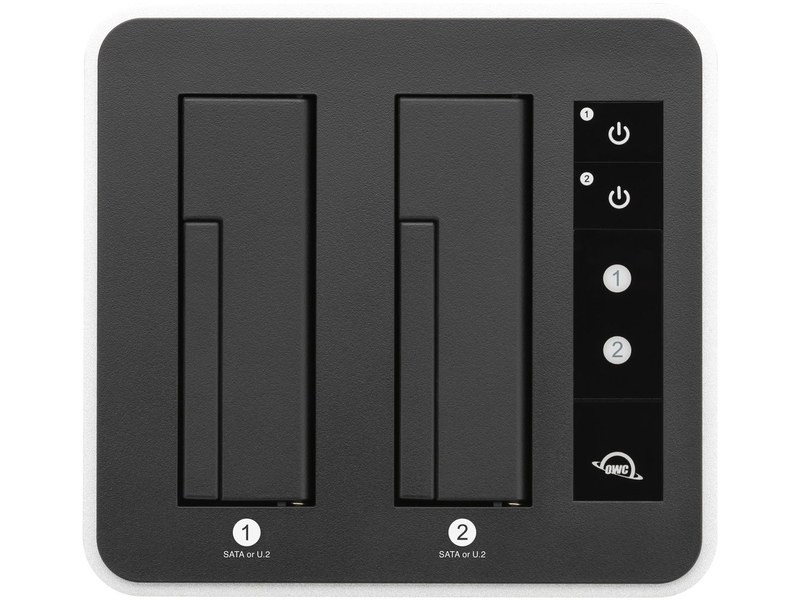 Dock USB-C/USB-A pour 2 disques SATA ou U.2 NVMe 3,5/2,5 - OWC