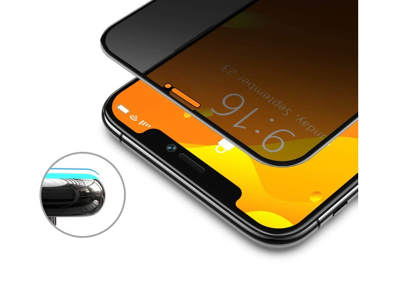Vitre protection écran verre trempé & filtre confidentialité - iPhone 11  Pro Max