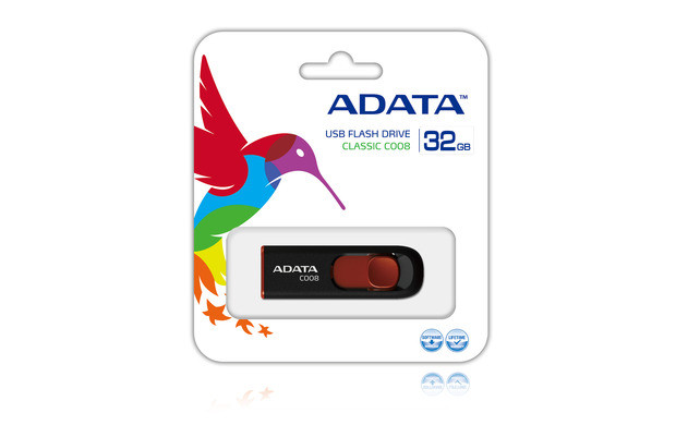 CLE USB ADATA 32GB BLACK/RED