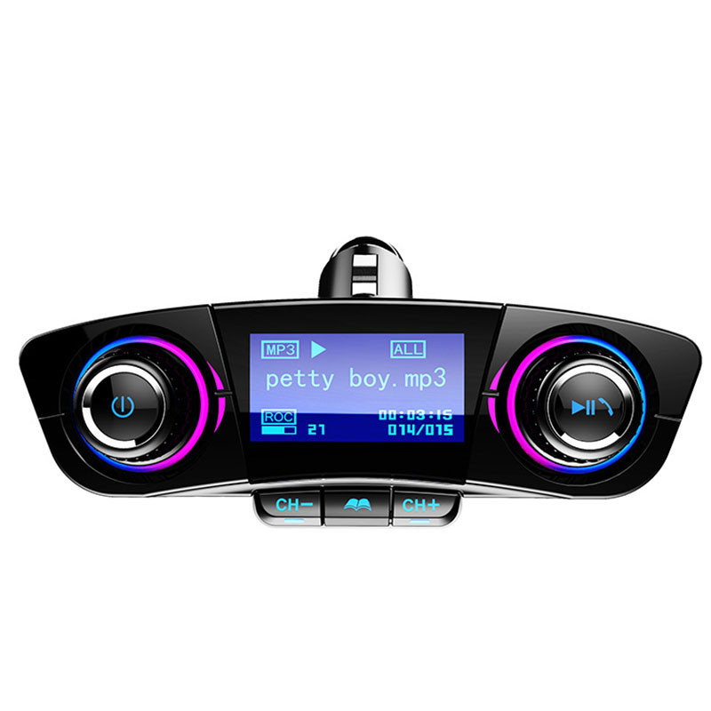 Transmetteur FM Bluetooth, Voiture Bluetooth Lecteur MP3