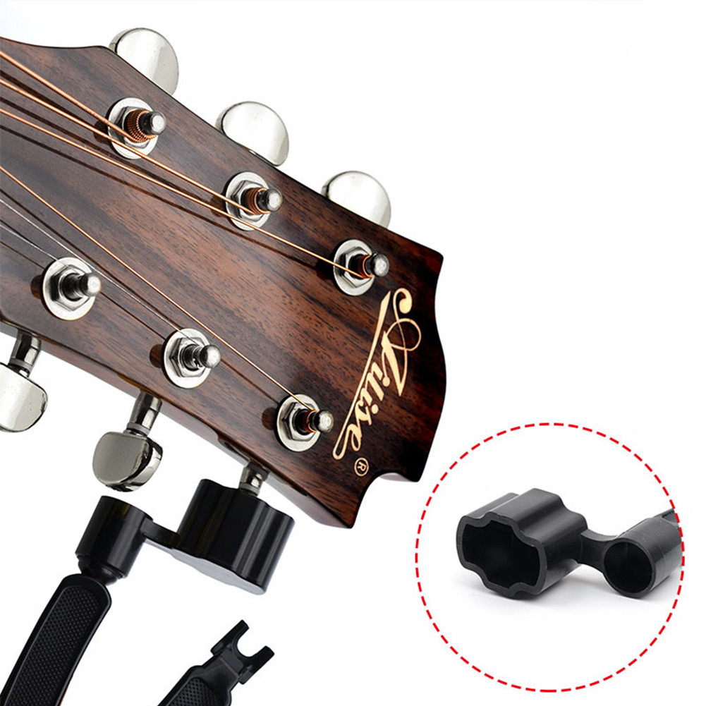 Accessoires Guitare Multifonction 3 en 1 Guitare Peg Winder + Extracteur de  cordes + Coupe-cordes