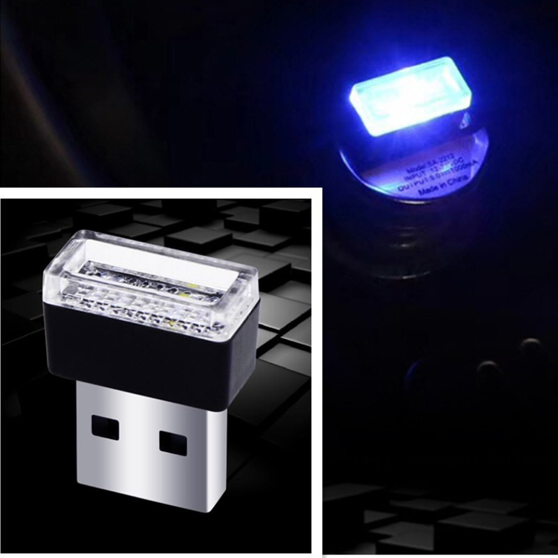 USB LED voiture intérieur atmosphère lumière pieds lampe éclairage  décoration lumière lumière rouge
