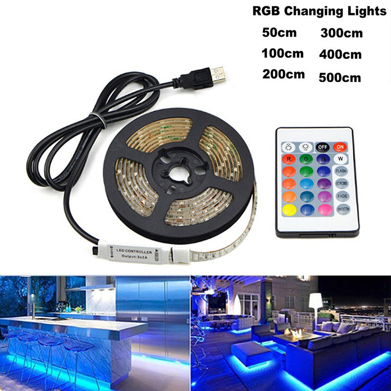 Guirlande lumineuse LED RGBW 5V USB