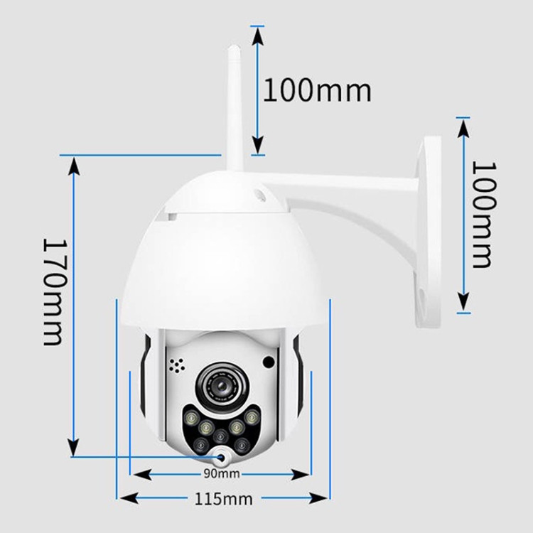 Caméra de surveillance sans fil IP-CP05 version 4G HD PTZ sécurité