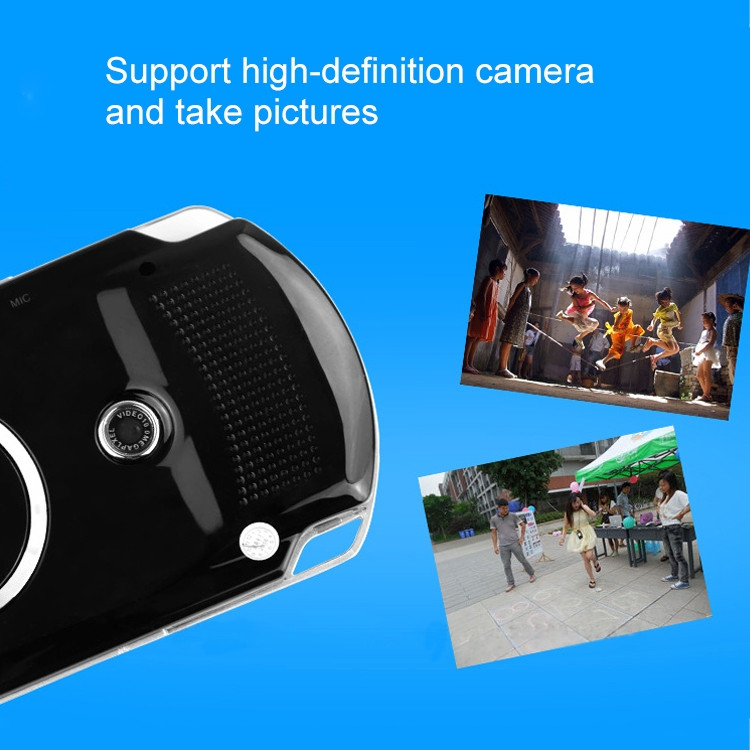 Console de jeu portable rétro X6 4,3 pouces avec caméra 3MP, 10000 jeux  intégrés, prend