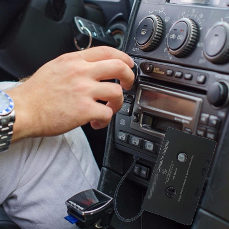 Adaptateur de bande de cassette de voiture Bande de cassette sans fil  Bluetooth vers adaptateur AUX pour stéréo