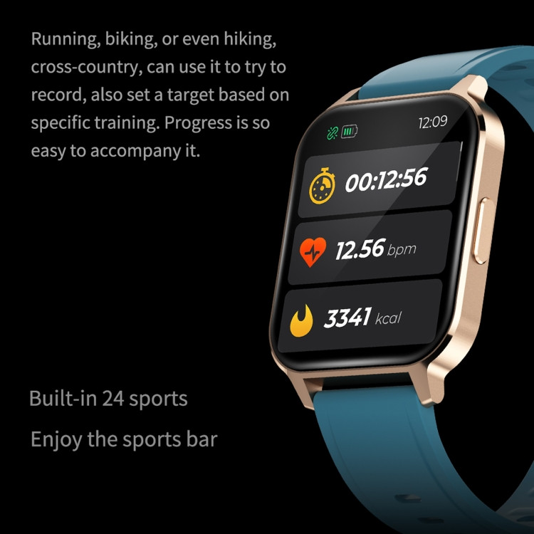 Q18 1 7 pouces cran couleur TFT IP68 montre intelligente tanche