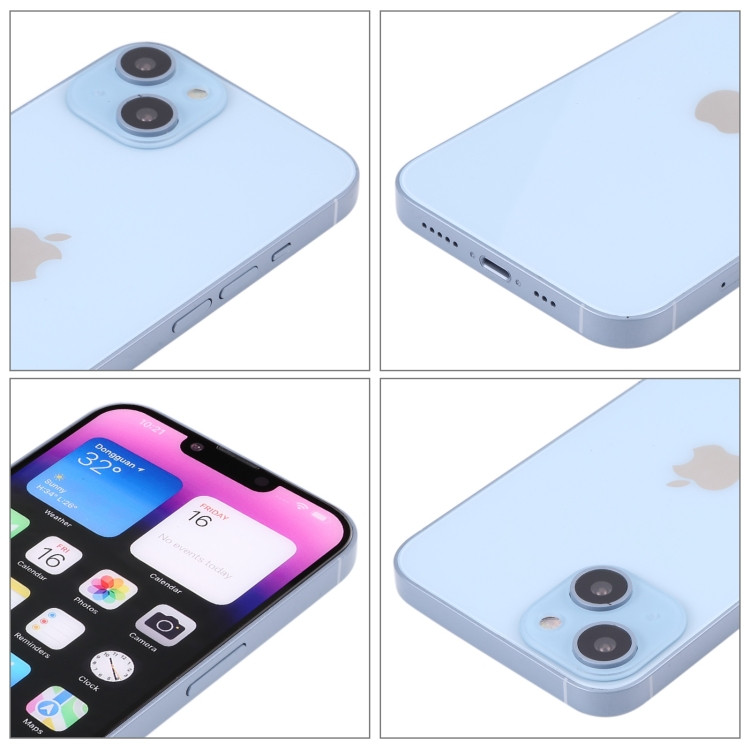 Pour iPhone 14 écran couleur faux modèle d'affichage factice non  fonctionnel (bleu)