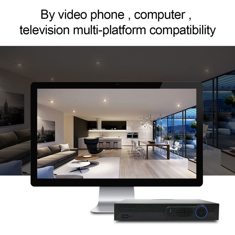 V380 1280X720P résolution caméra de surveillance caméra réseau sans fil HD  téléphone portable moniteur à distance support mat