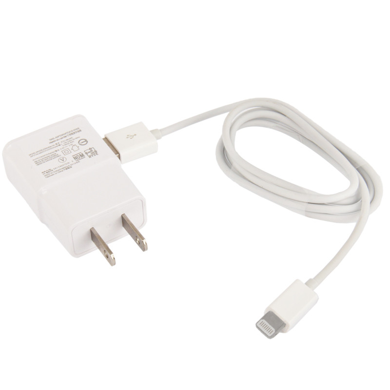 Chargeur Cable De Synchronisation Chargeur De Voyage A Prise Americaine Pour Ipad Iphone Galaxy Huawei Xiaomi Lg Htc Et Autres Telephones Intelligents Appareils Rechargeables Blanc