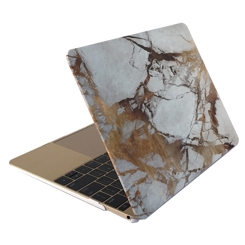 Motifs de marbre Apple Laptop Water Stickers PC Housse de protection pour Macbook Pro Retina 13 3 pouces