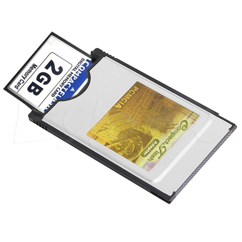 Dioche Lecteur de Carte Compact Flash PCMCIA Adaptateur de Lecteur de Carte  Mémoire Compact Flash PC