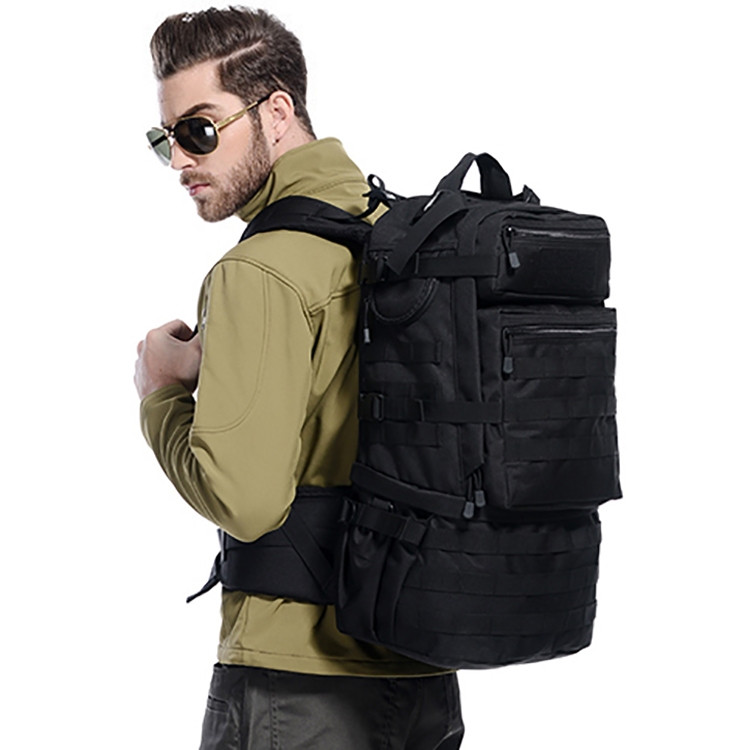 Sac à dos militaire tactique 45 L grande capacité Molle étanche sac à dos de survie